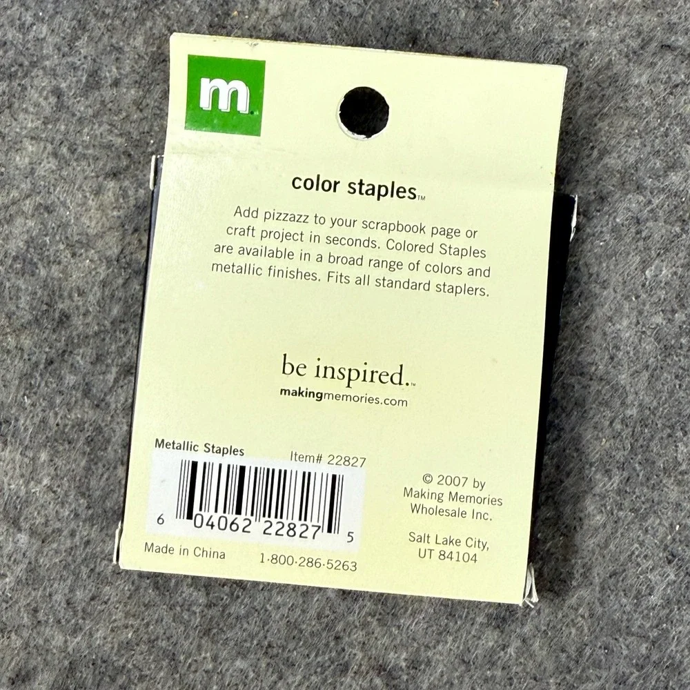Making Memories all orders