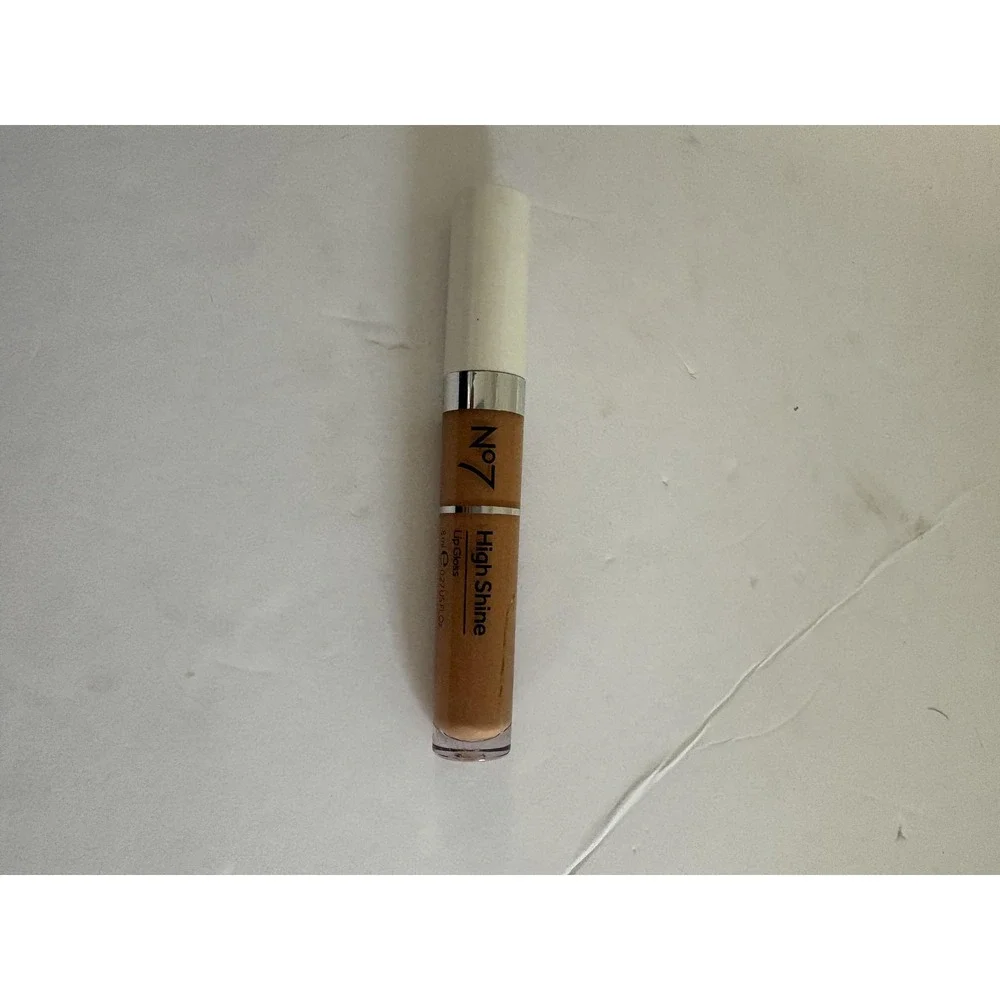 No7 High Shine Lip Gloss Neutral Nude Shade Creamy‎ Shine Lipgloss Tube Makeup