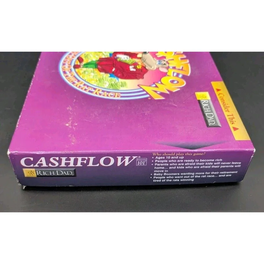 Rich Dad Poor Dad Cashflow Investing 101 Board Game Complete