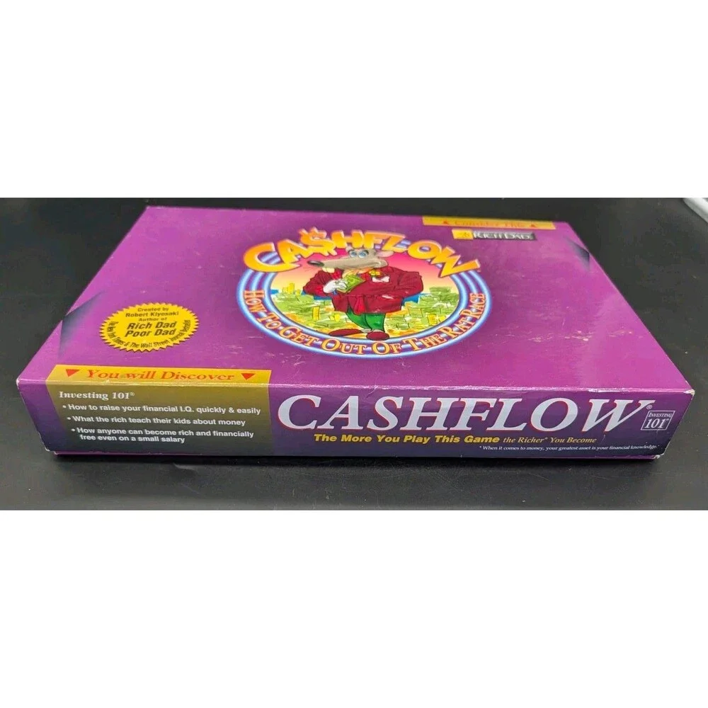 Rich Dad Poor Dad Cashflow Investing 101 Board Game Complete
