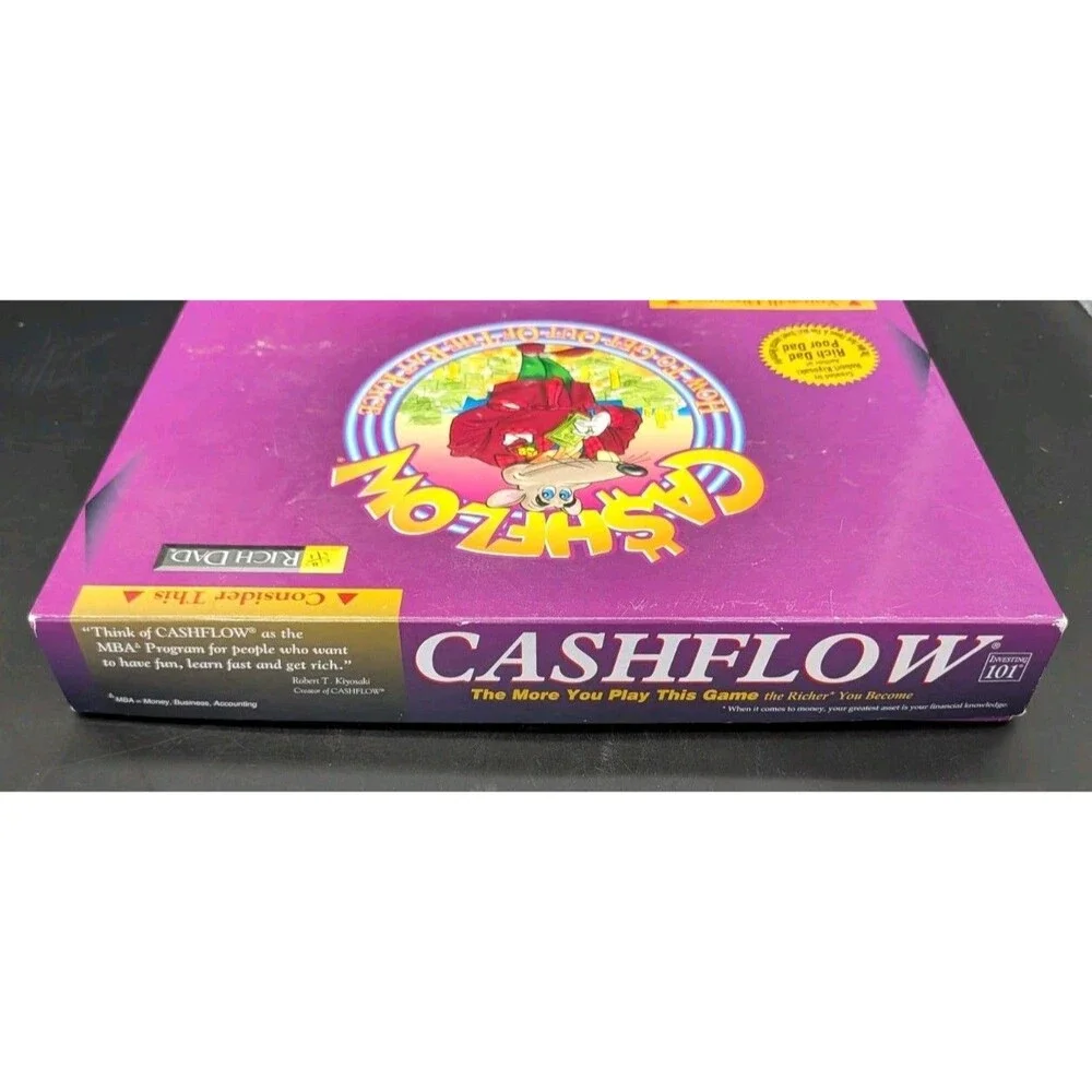Rich Dad Poor Dad Cashflow Investing 101 Board Game Complete