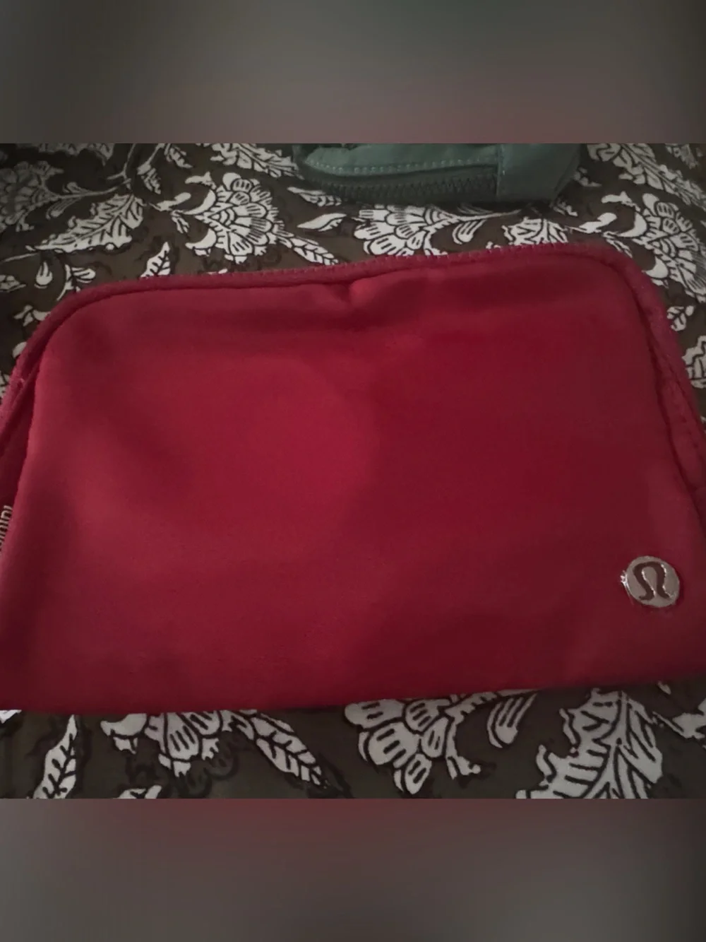 lululemon athletica Red Travel Cosmetic Pouch