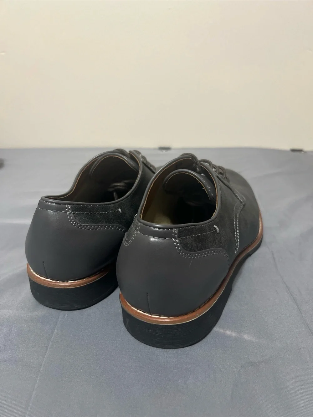 St. John's Bay Oliver Oxford Men's Dress Gray Shoes Size 10 M