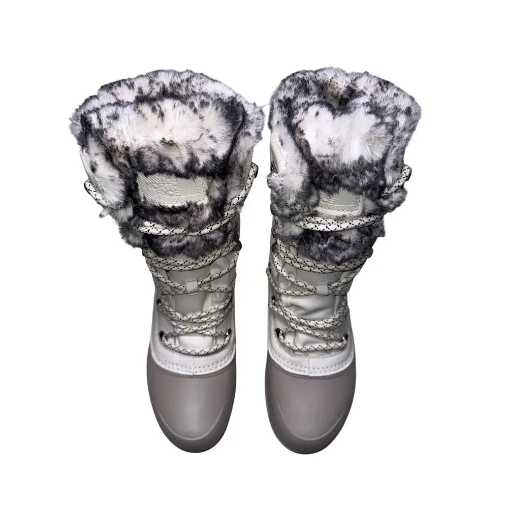 The North Face Shellista Winter Snow Boot Womens 7.5 Insulated WP Gardenia White