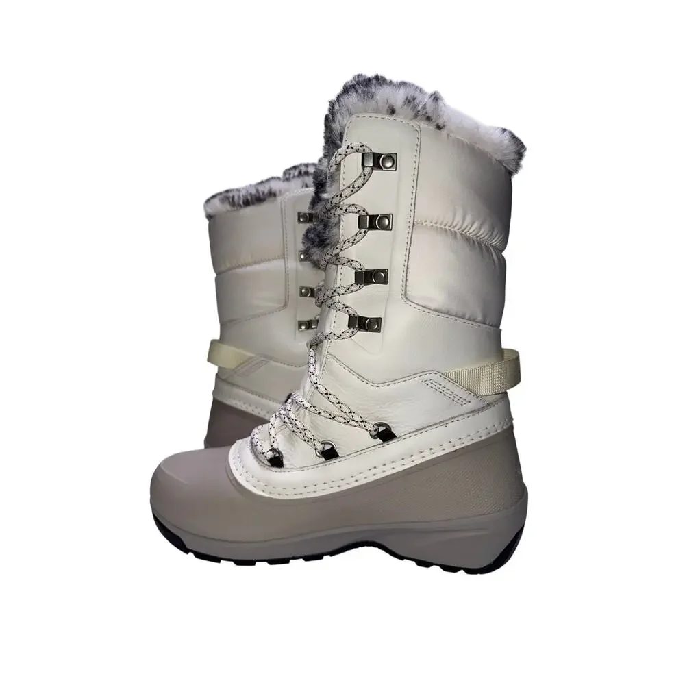 The North Face Shellista Winter Snow Boot Womens 7.5 Insulated WP Gardenia White