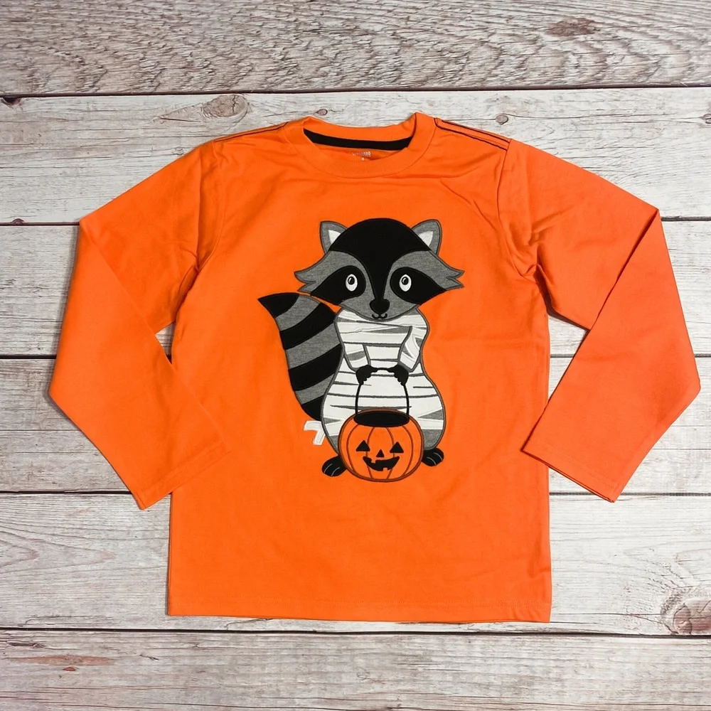 📌Gymboree • Embroidered • Raccoon Mummy •Shirt