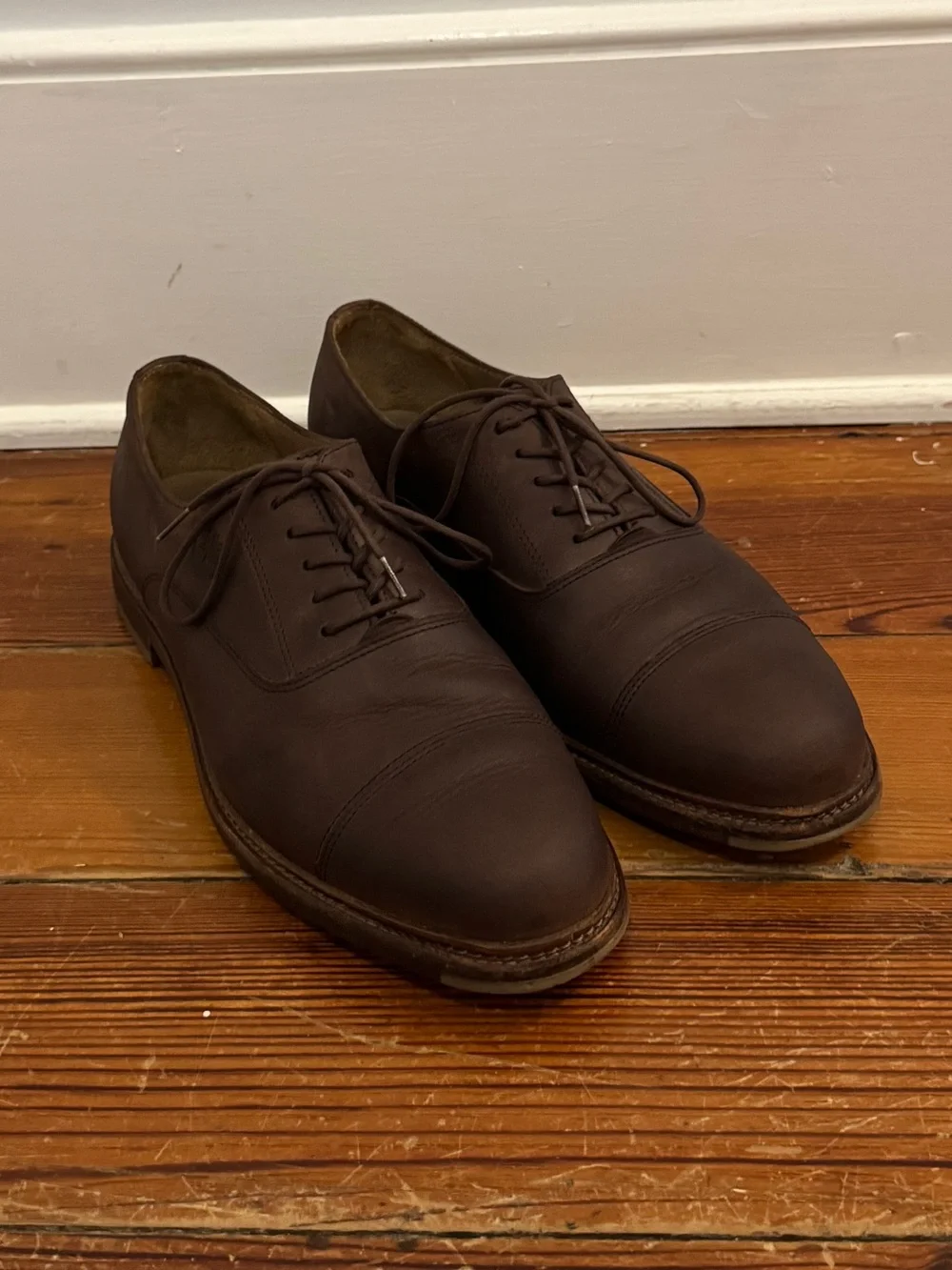 Vintage Timberland Brown Leather Oxford Men’s Shoes Waterproof Portugal 9 M