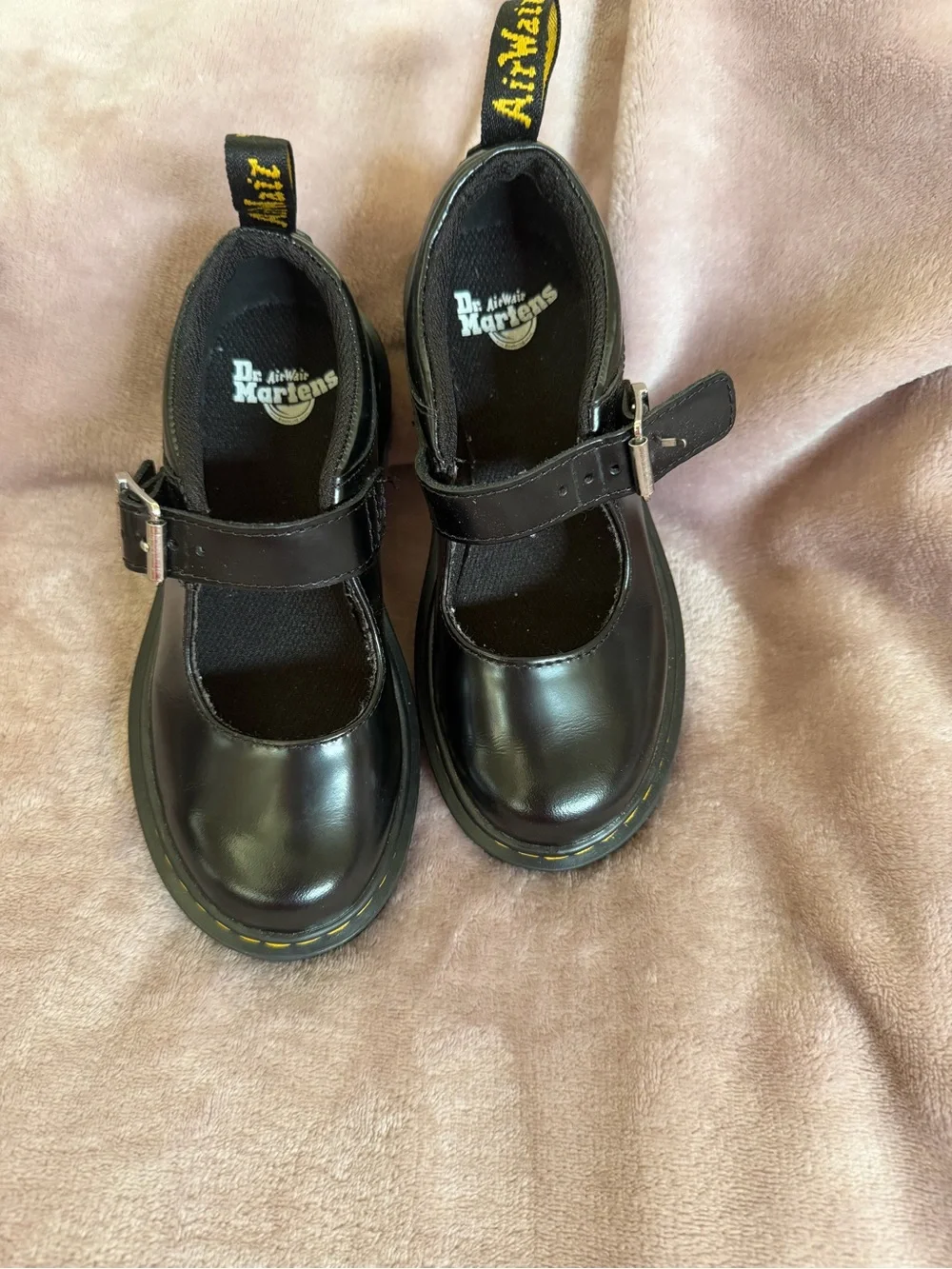 Dr. Martens Big Girl Marry Jane Bex Shoes in Black Size US 13