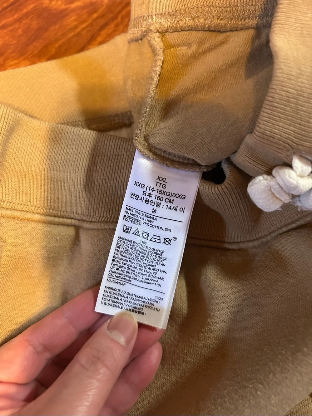 GAP worn few