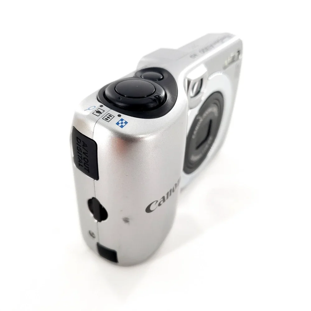 Canon PowerShot A1300 16.0MP Digital Camera Silver w/ Memory Card & Box Tested