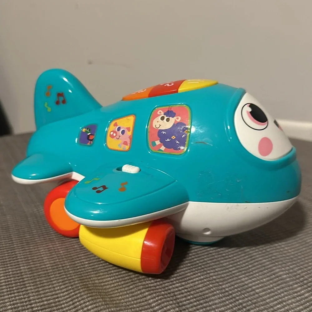 Musical Toy w/ Lights, Electronic Moving Airplane Baby Development Toy