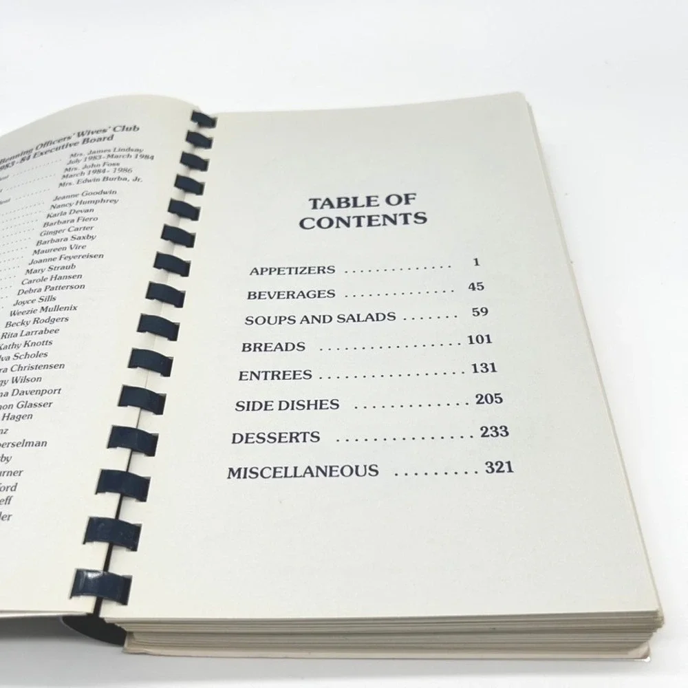 Diamond Jubilee Fort Benning Officers Wives Club Vintage Cookbook 1984 Georgia