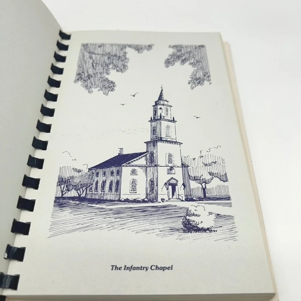 Diamond Jubilee Fort Benning Officers Wives Club Vintage Cookbook 1984 Georgia