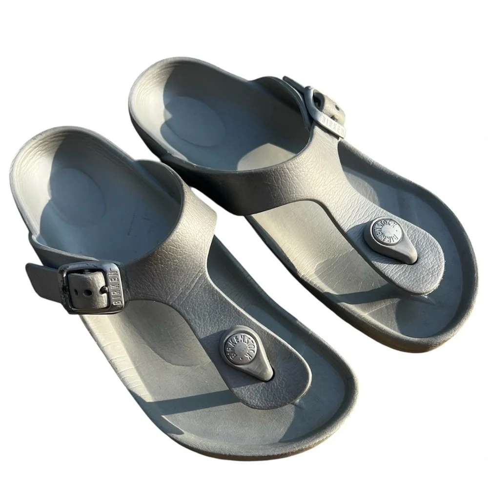 Birkenstock chic silver