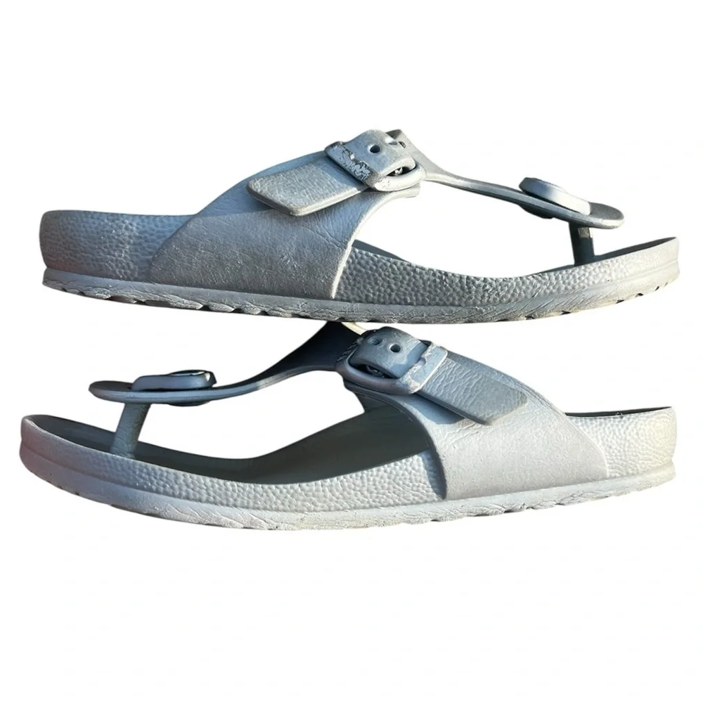 Birkenstock chic silver