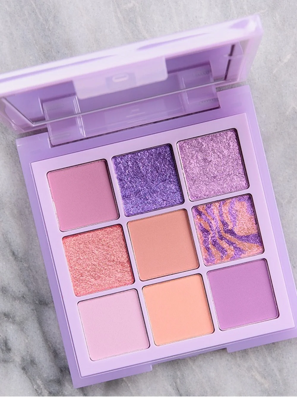 Huda Beauty Pastel Obsession 9 Pan Eyeshadow Palette #Lilac