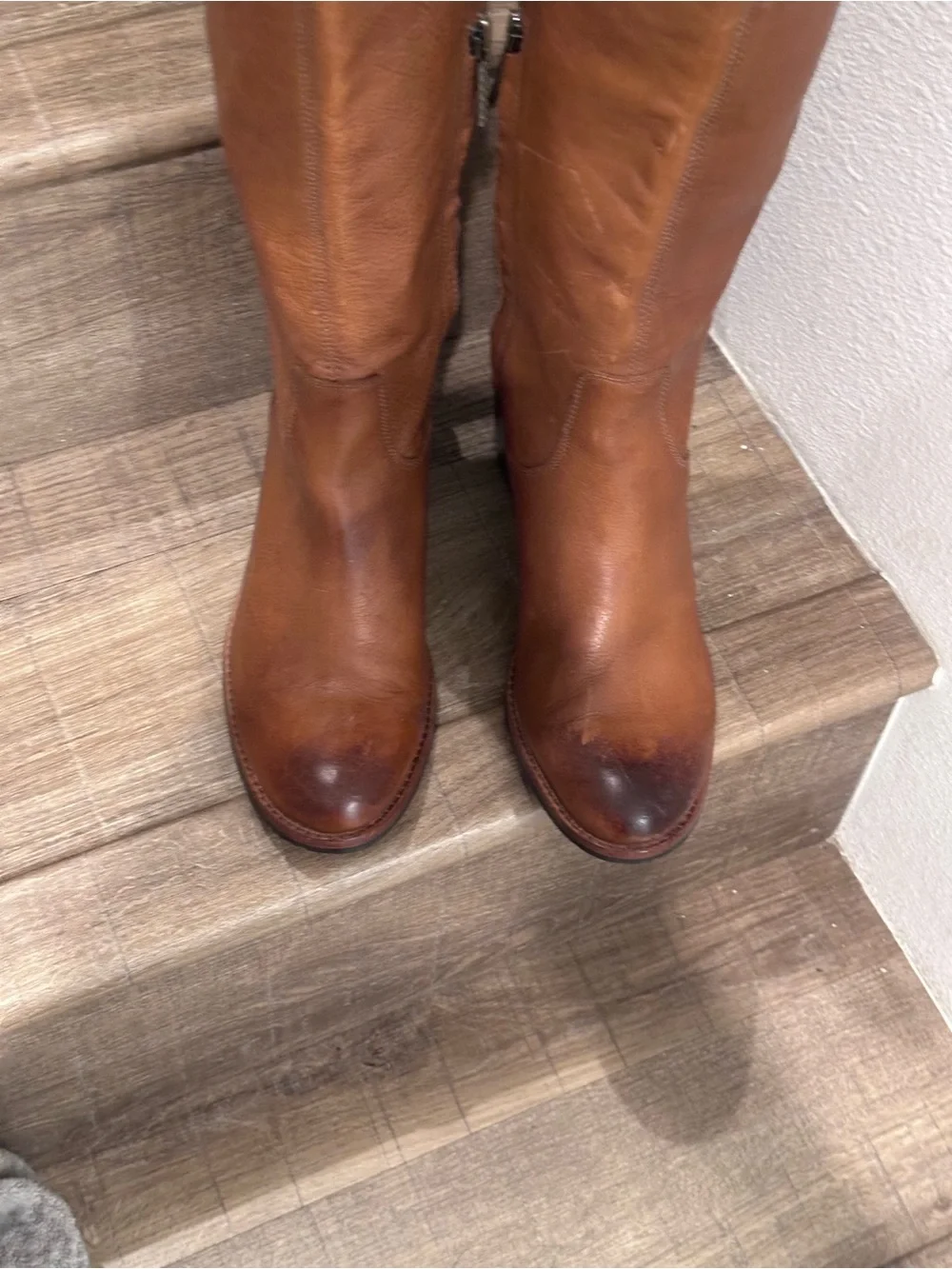 Donald J. Pliner tall leather