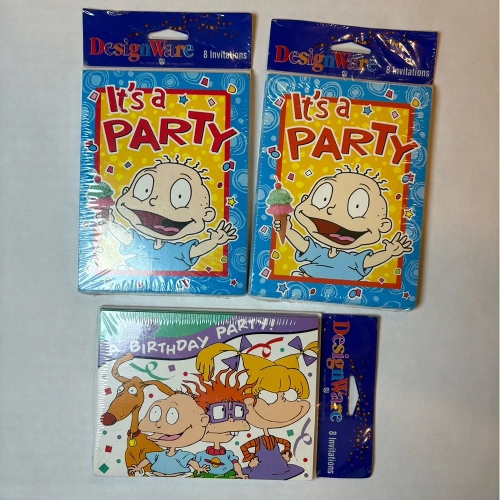 Nickelodeon birthday invitations