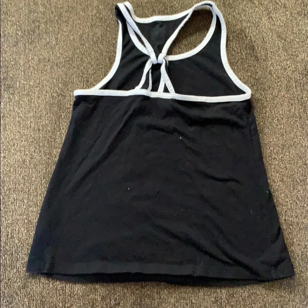 Black and Pink “Girl Power” Justice Tank Top