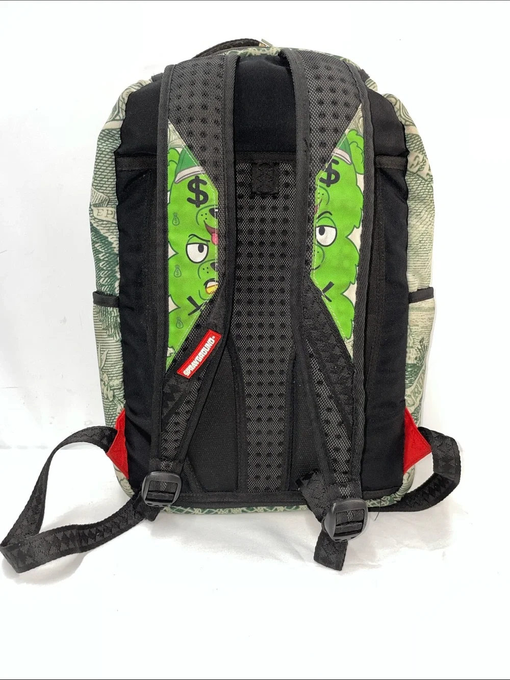 Sprayground straps seeing triple