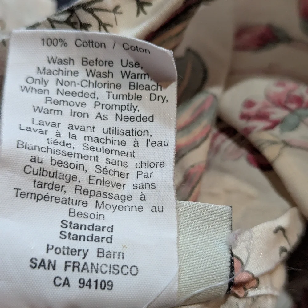 Pottery Barn duvet grand