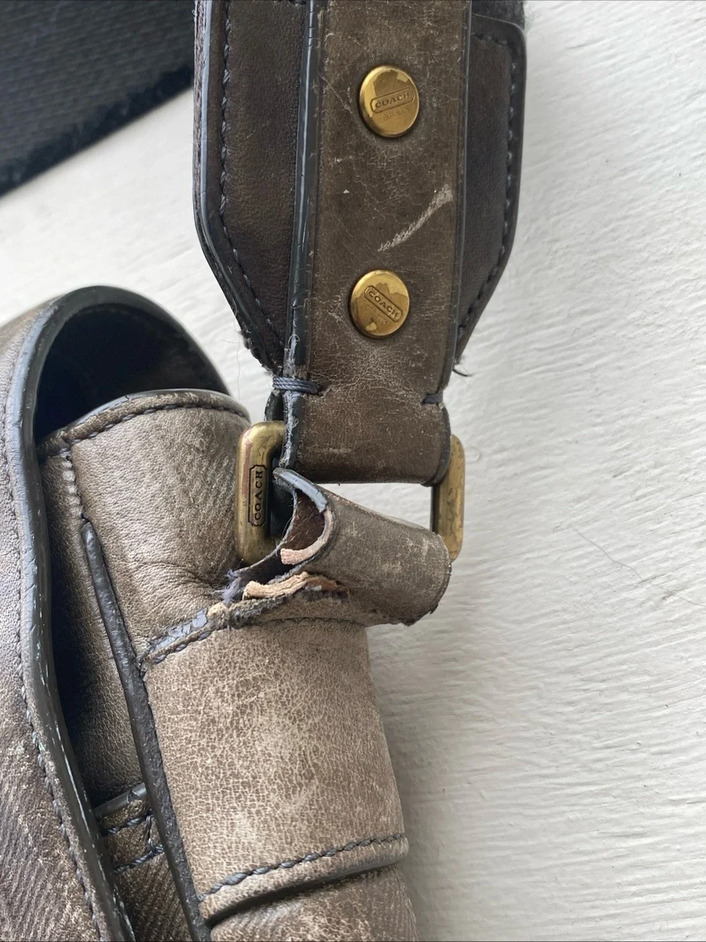 Coach adjustable coated