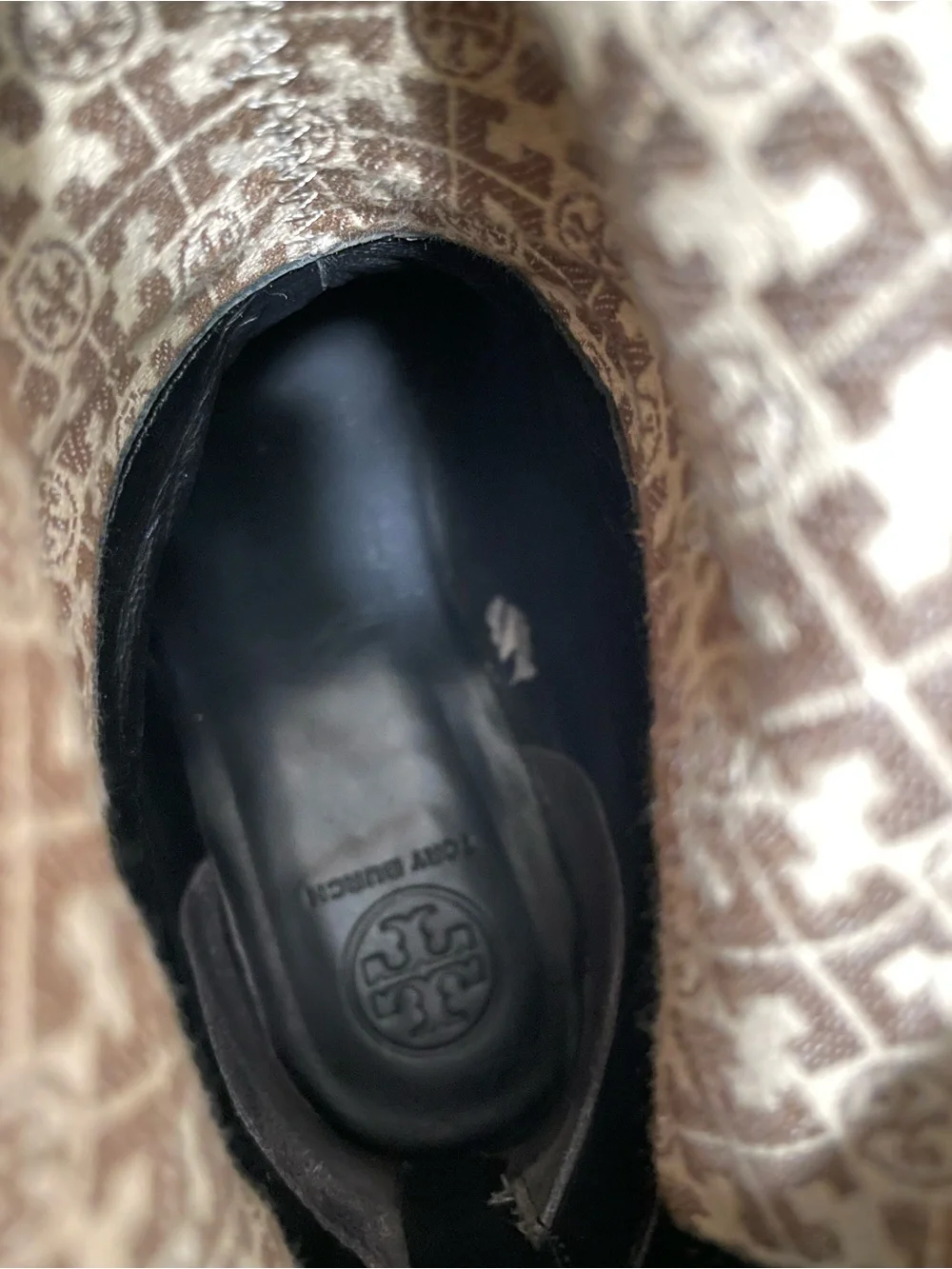 Tory Burch smooth black