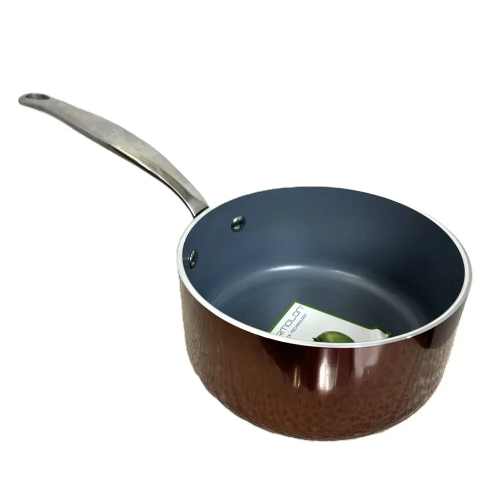 GREEN PAN Elite Healthy Ceramic Non Stick Medium Saucepan NWOT