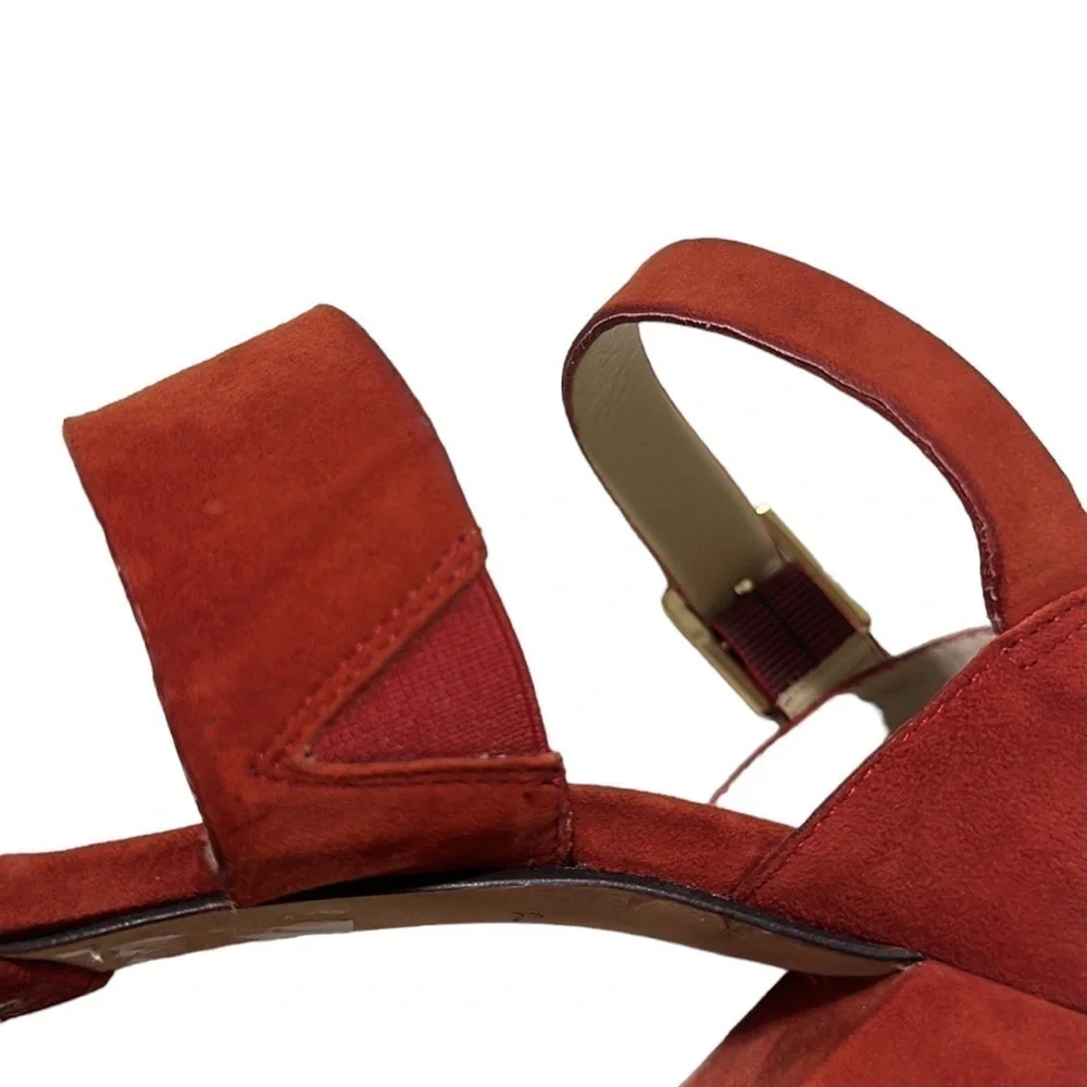 ELIZABETH & JAMES burnt orange sandales, size 9.5