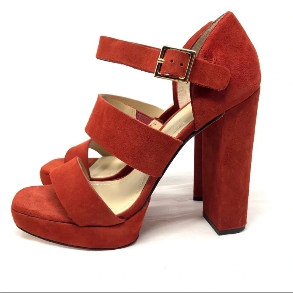 ELIZABETH & JAMES burnt orange sandales, size 9.5