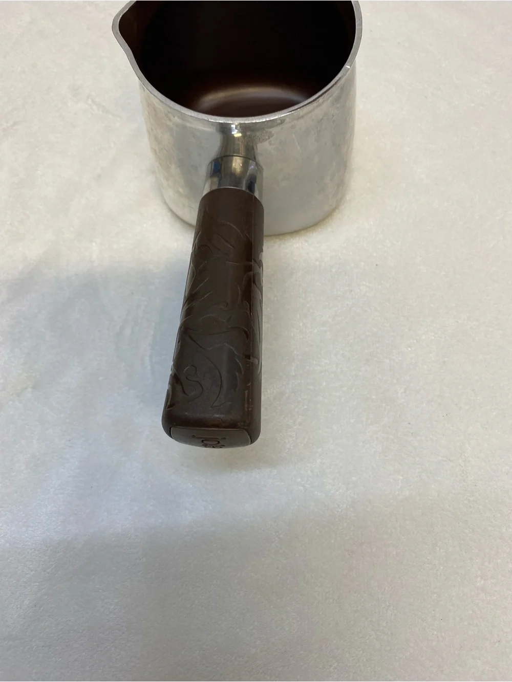 Joie vintage metal butter/ chocolate warmer pot with handle