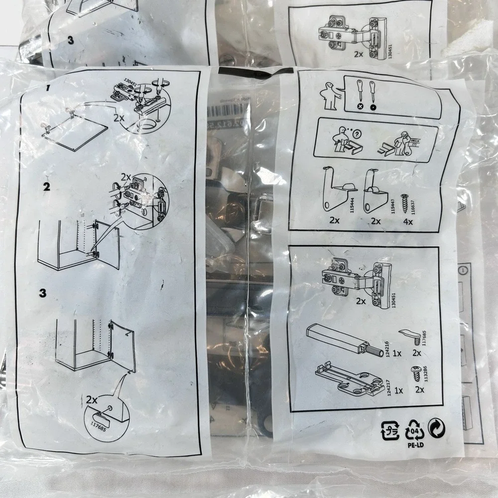IKEA pack hinges