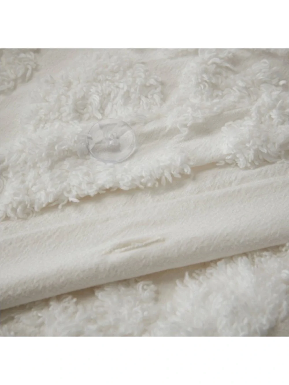 3pc Full/Queen Eugenia Cotton Damask Com forter Set White