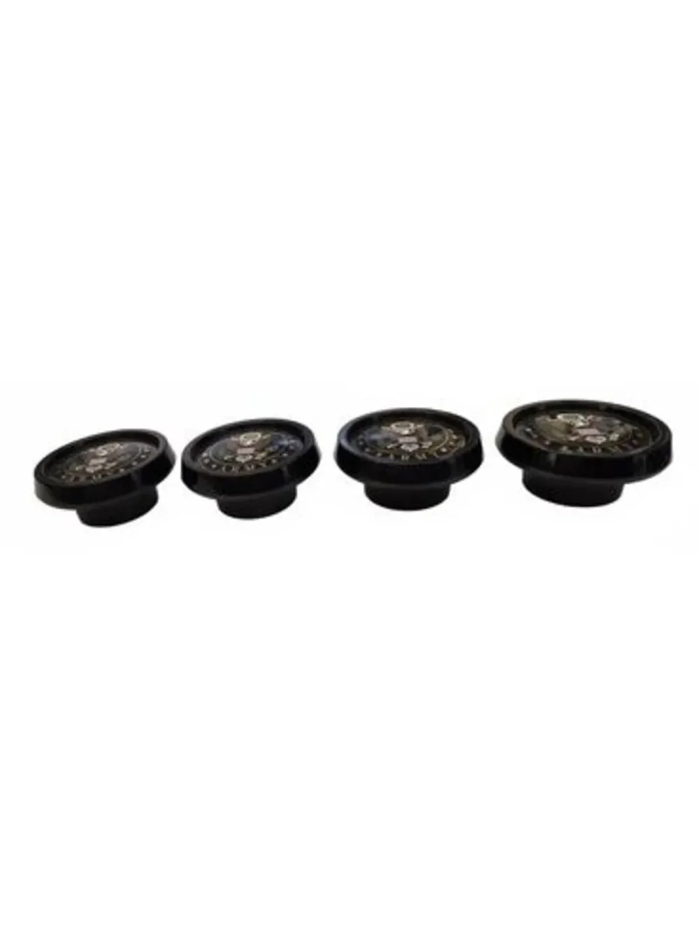 4 Vintage Lustre Craft Cookware Lid Knobs Custom 3D US Army