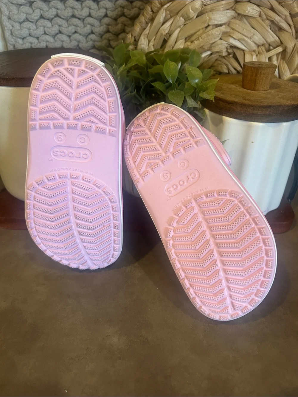 Crocs Crocband Clogs Ballerina Pink Sz C9