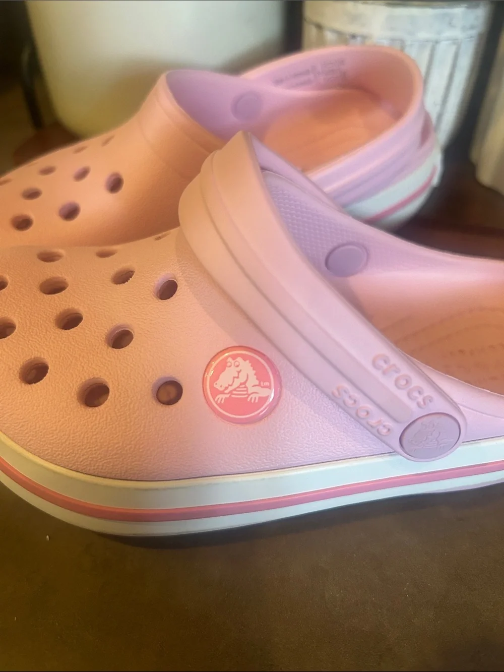 Crocs Crocband Clogs Ballerina Pink Sz C9
