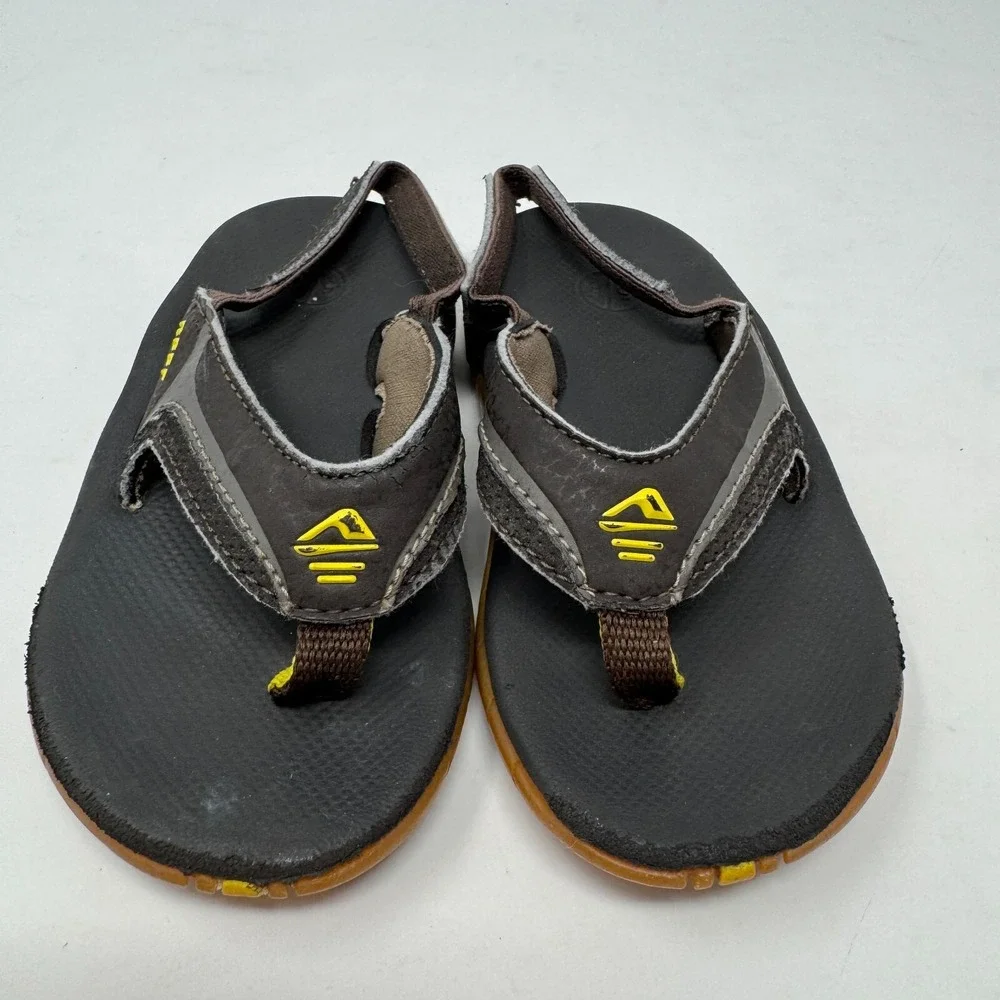 Reef Flip Flops Sandals‎ Shoes Brown Toddler Baby Unisex Size 5/6