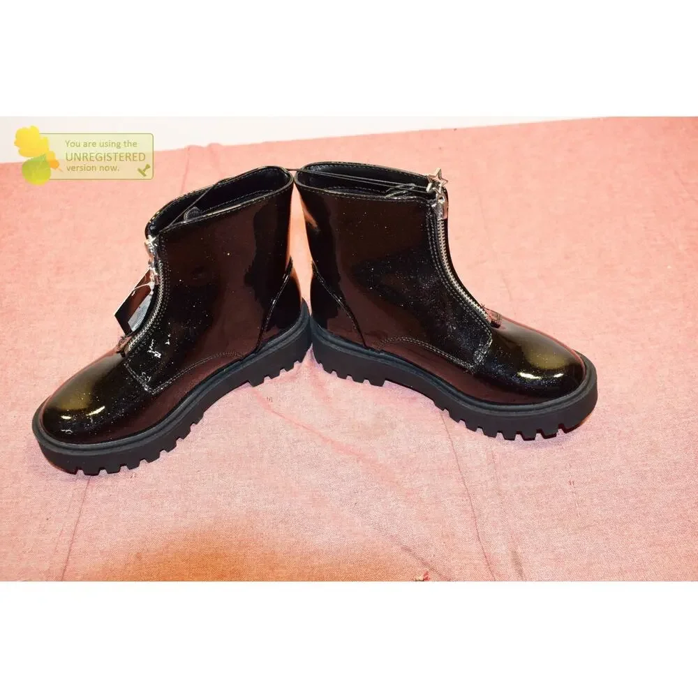 art class Kids' Myra Chelsea Boots Black Size 1
