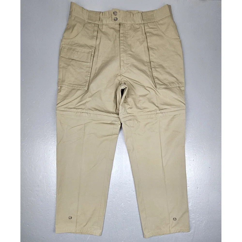 Vintage 80s Banana Republic Convertible‎ Pants Mens 40x30 Khaki Safari Outdoor