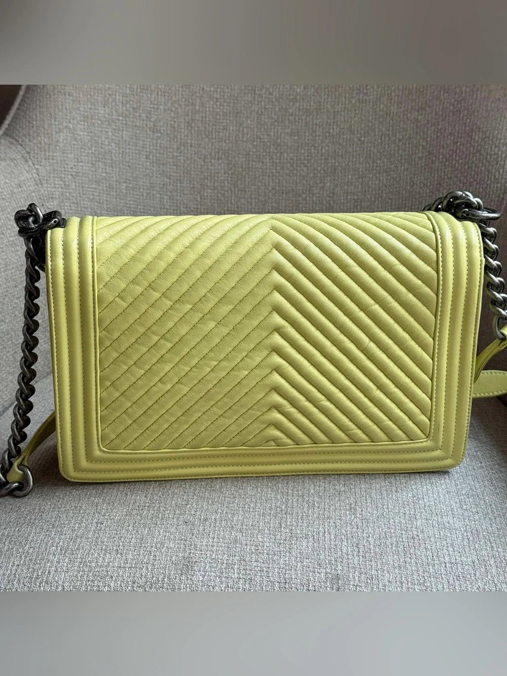 CHANEL leather card