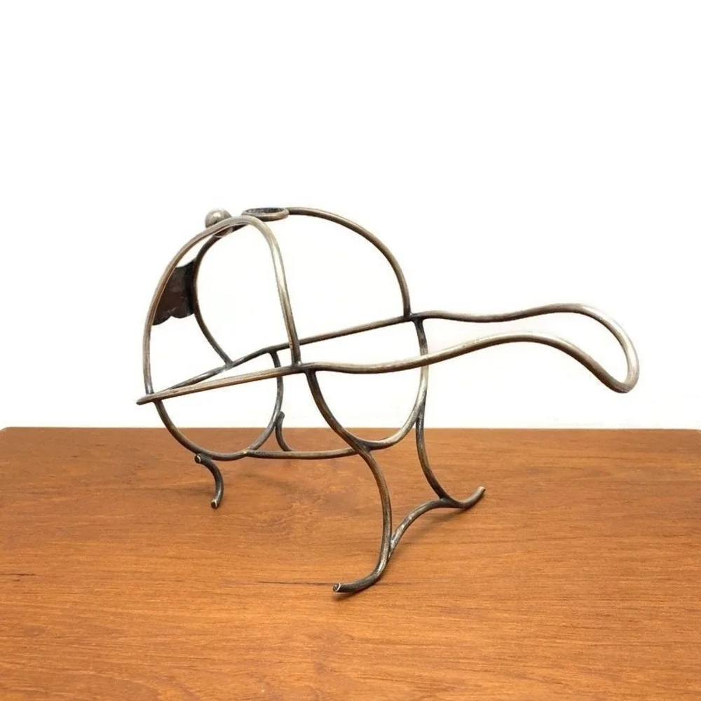Vintage Mappin & Webb Wine Bottle Holder Champagne Cradle SIlverplate