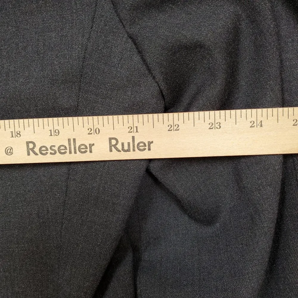 J.Crew‎ Blazer Mens 42L Wool 3 Button Single Breasted Charcoal Sport Coat Jacket