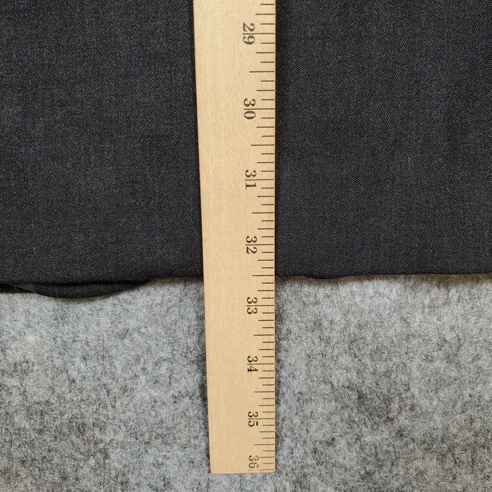 J.Crew‎ Blazer Mens 42L Wool 3 Button Single Breasted Charcoal Sport Coat Jacket