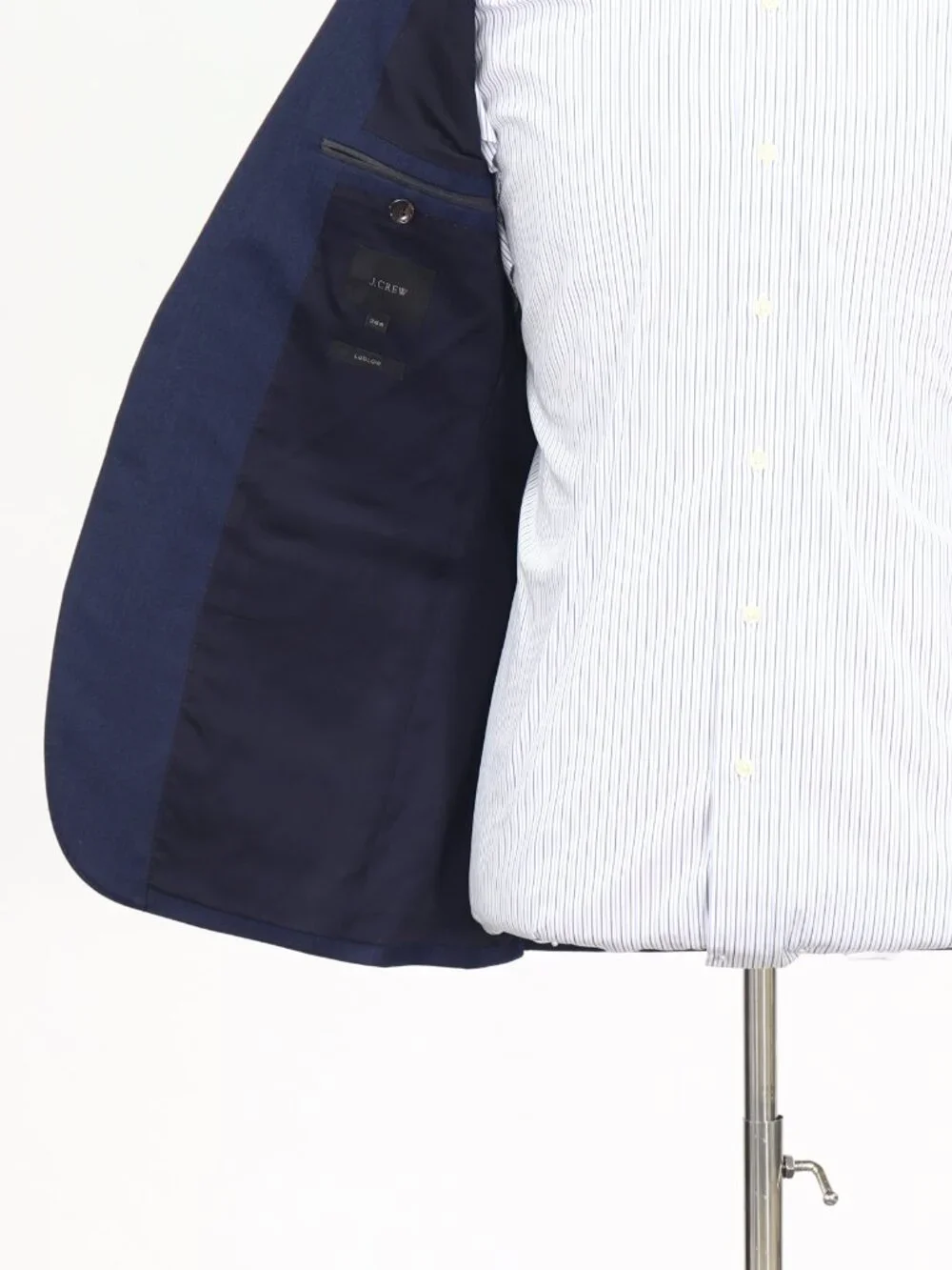 J. Crew Ludlow 36R Blue Blazer Sport Coat Jacket 2-Button Solid W818