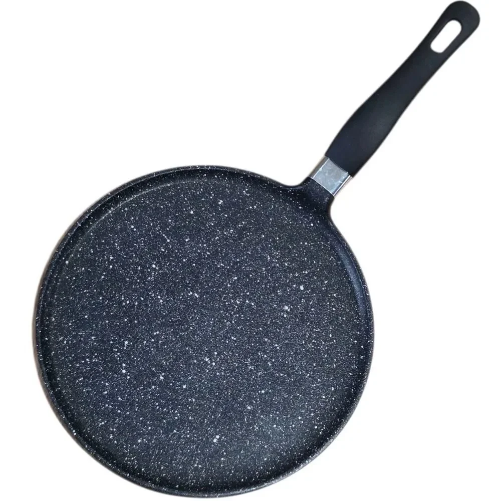 Roch Guss Grand Chef Crepe Griddle Flat Pan 9.5in Healthy Cookware ITALY NEW
