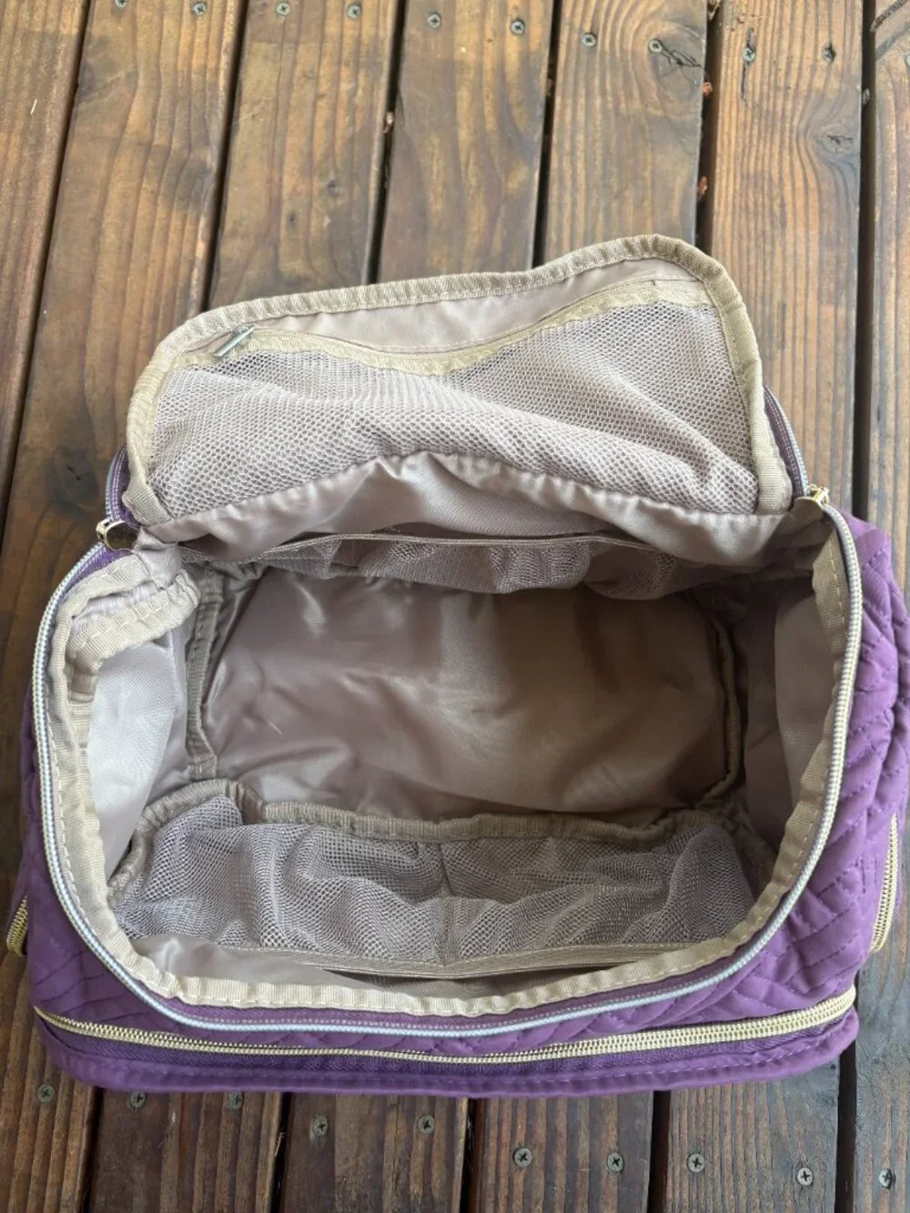 BAGSMART Toiletry/Cosmetic Bag Purple Plum Shade NWT