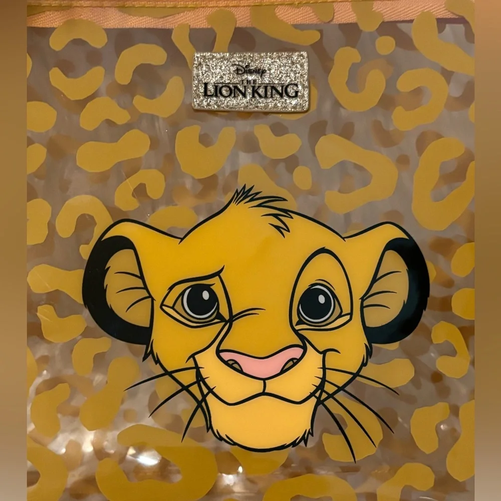Lion King Simba Makeup Travel Bag NWT