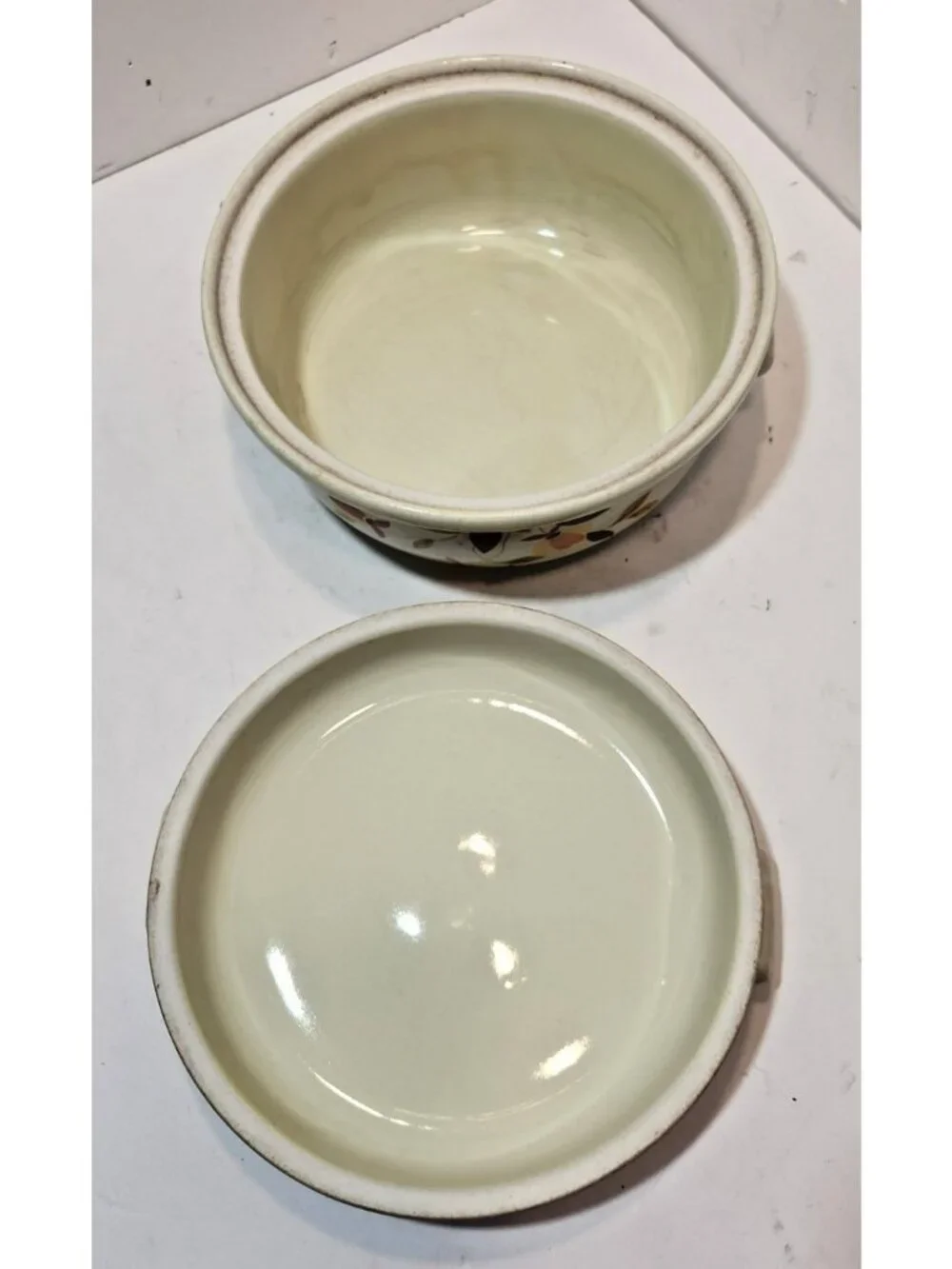 Vtg Hall Autumn Leaf Radiance Covered Casserole 2 QT 8.5