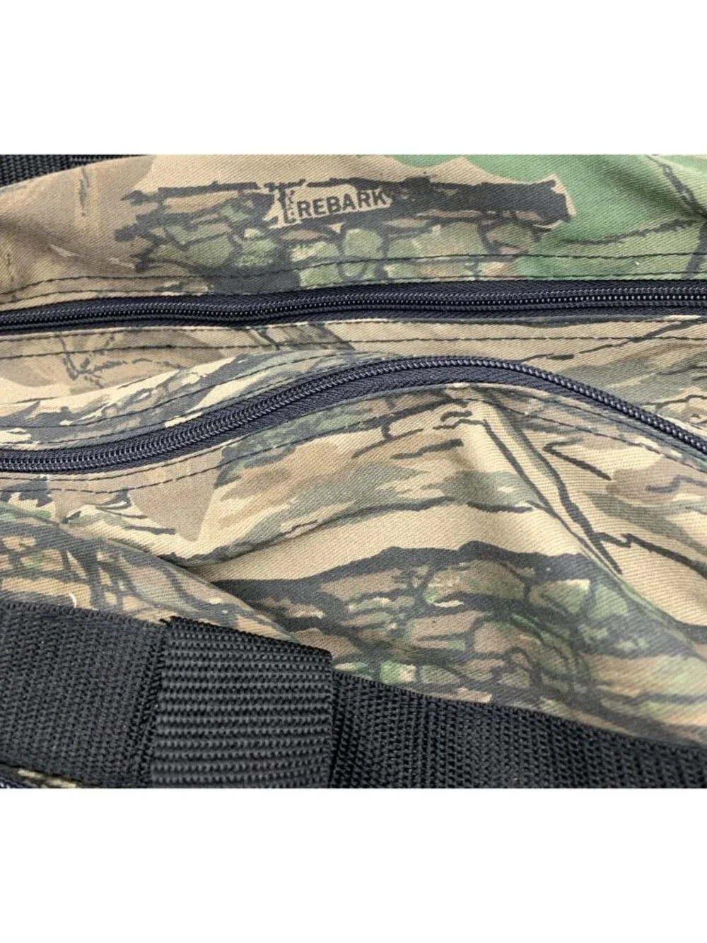 Conceal Camouflage Duffel Bag Adjustable Strap Multiple Pockets Trebark Pattern