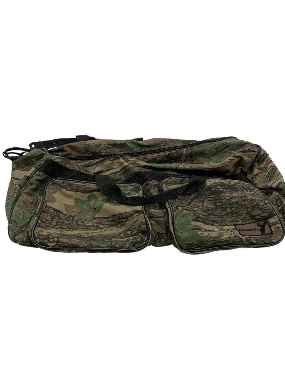 Conceal Camouflage Duffel Bag Adjustable Strap Multiple Pockets Trebark Pattern